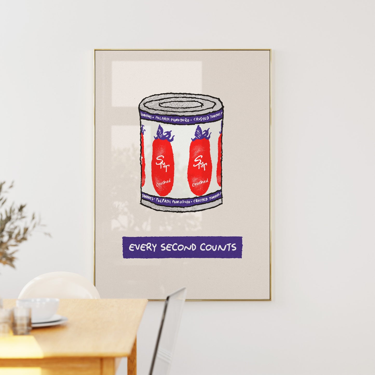 Every Second Counts Print