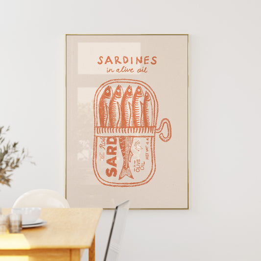 Sardine Tin Art Print