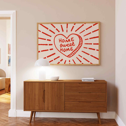 Home Sweet Home Horizontal Print