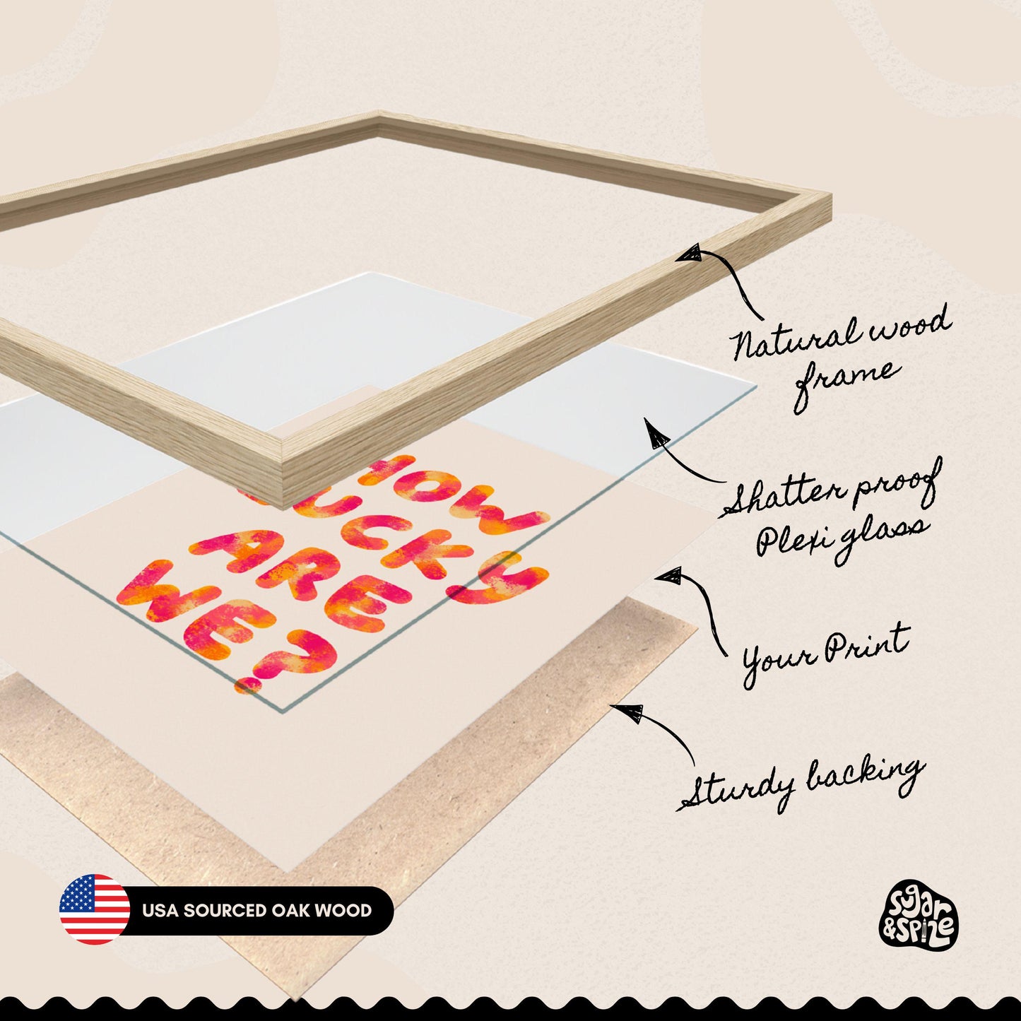 How Lucky Are We Print