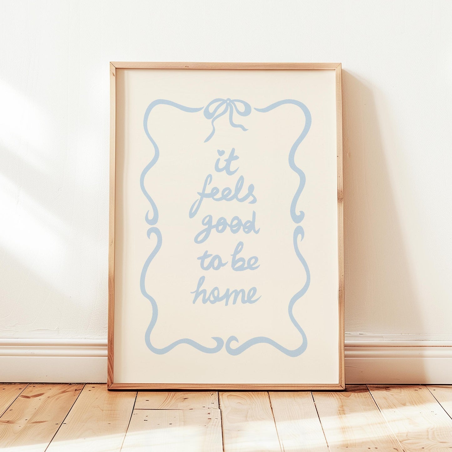 It Feels Good To Be Home Print