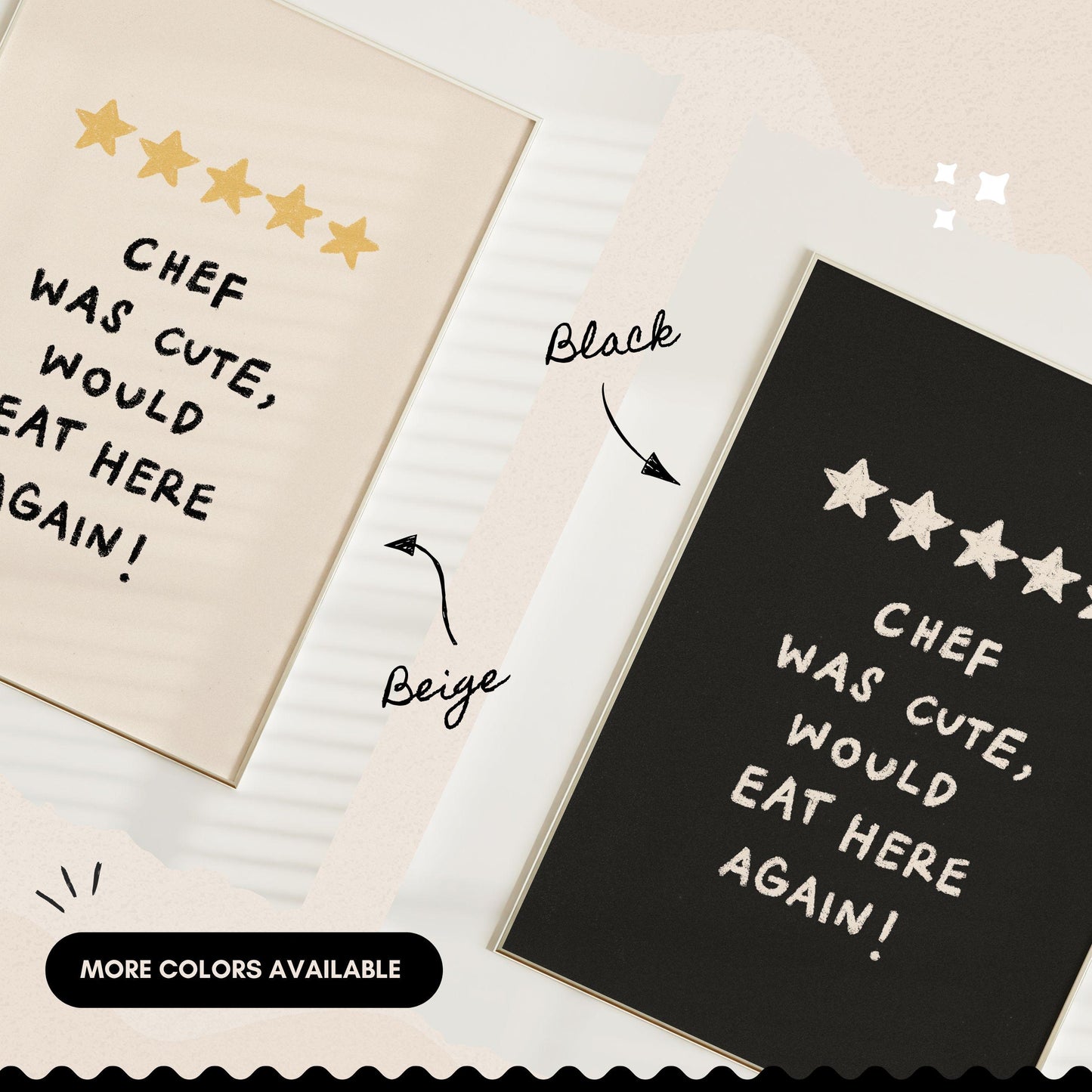 Chef Was Cute Print