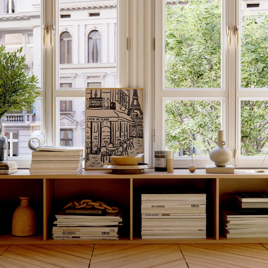 Paris City Cafe Print