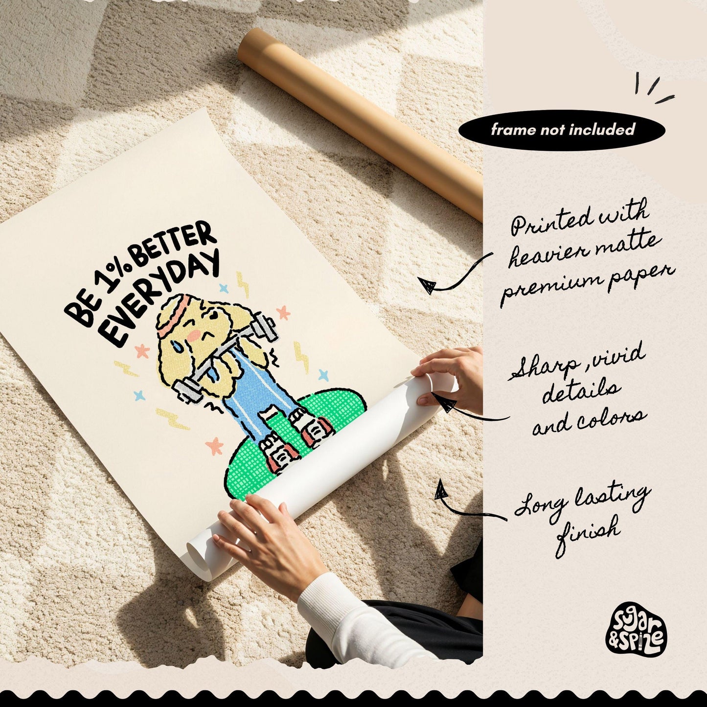 Be 1% Better Everyday Print