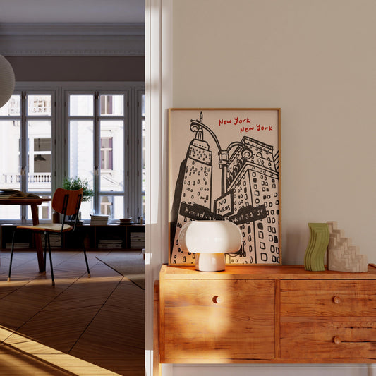 New York City Vintage Print