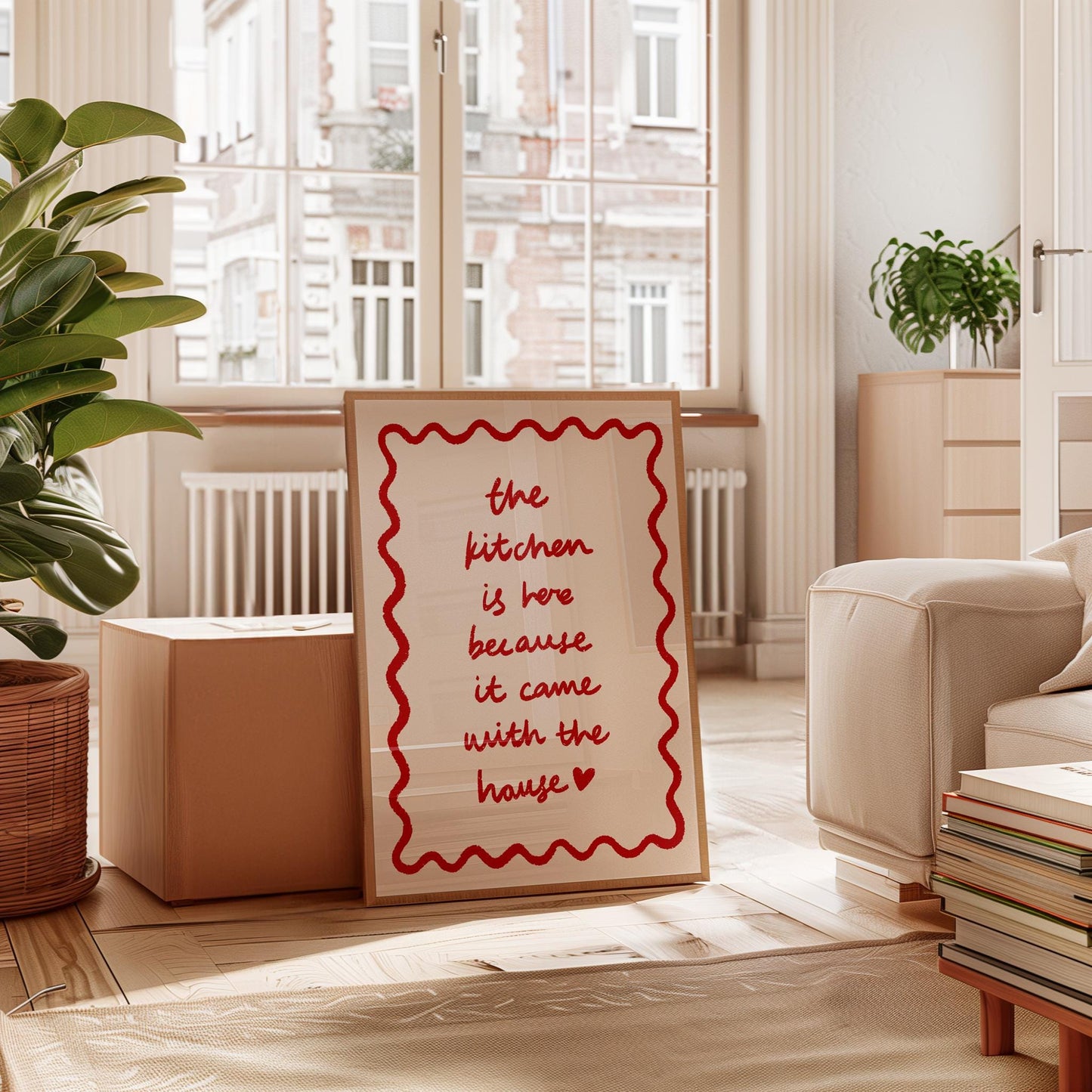 Kitchen Is Here Print