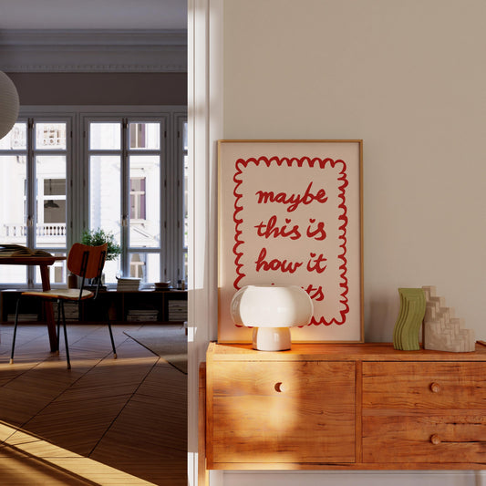 Maybe This Is How It Starts Print