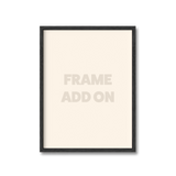 Add On: Wood Oak Frame in Black