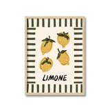 Limone Lemon Print