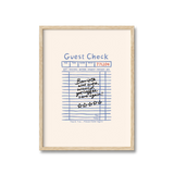 Barista Was Cute Guest Check Print