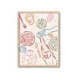 Dinner Party Colorful Print