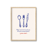Kitchen Julia Child Print