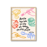 Whimsical Julia Child Print