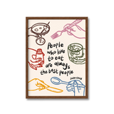 Whimsical Julia Child Print