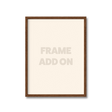 Add On: Wood Oak Frame in Walnut