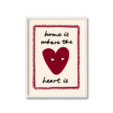Home Where The Heart Is Print