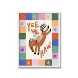 Yeehaw Cowboy Print