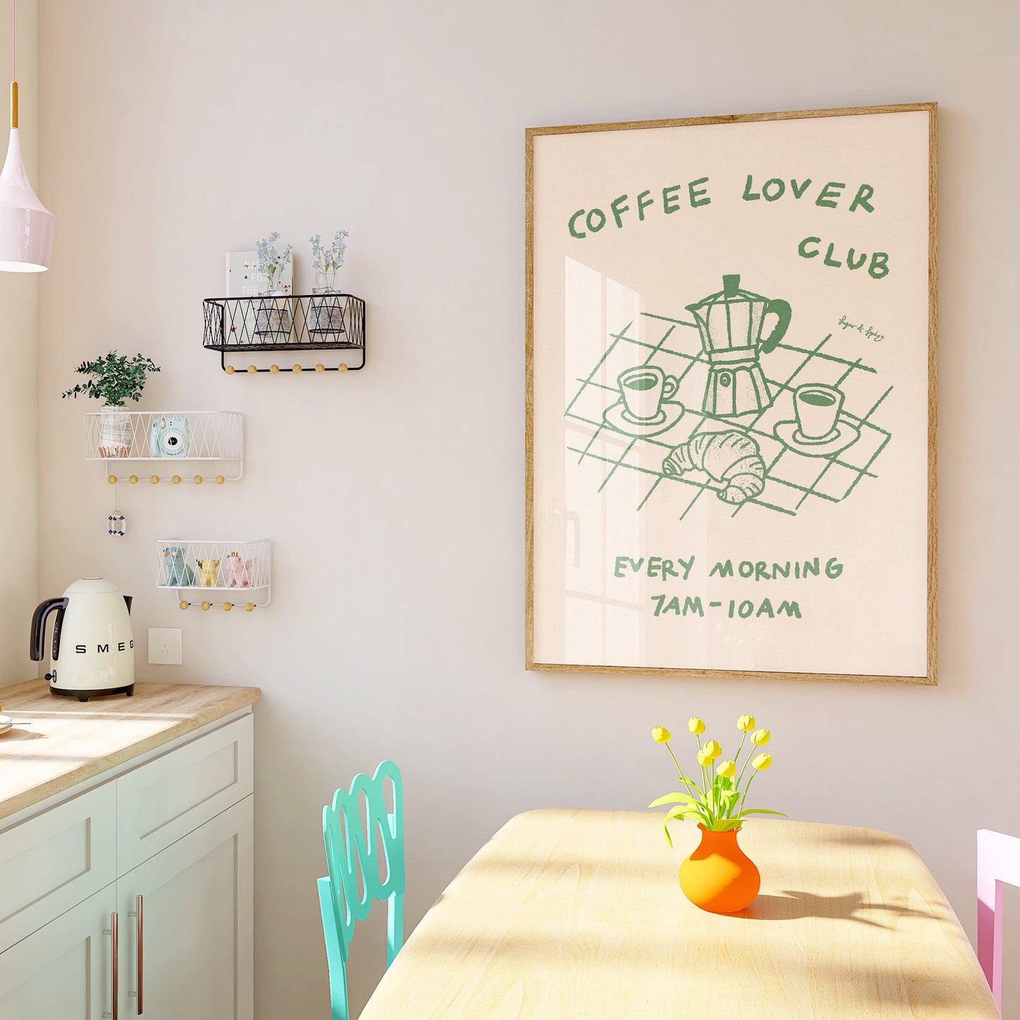 Coffee Lover Club Print