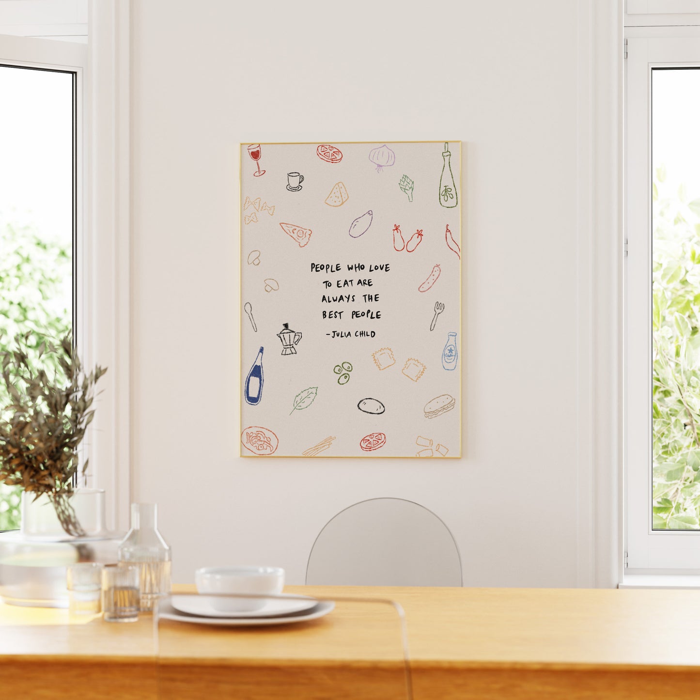 Julia Child Quote Print