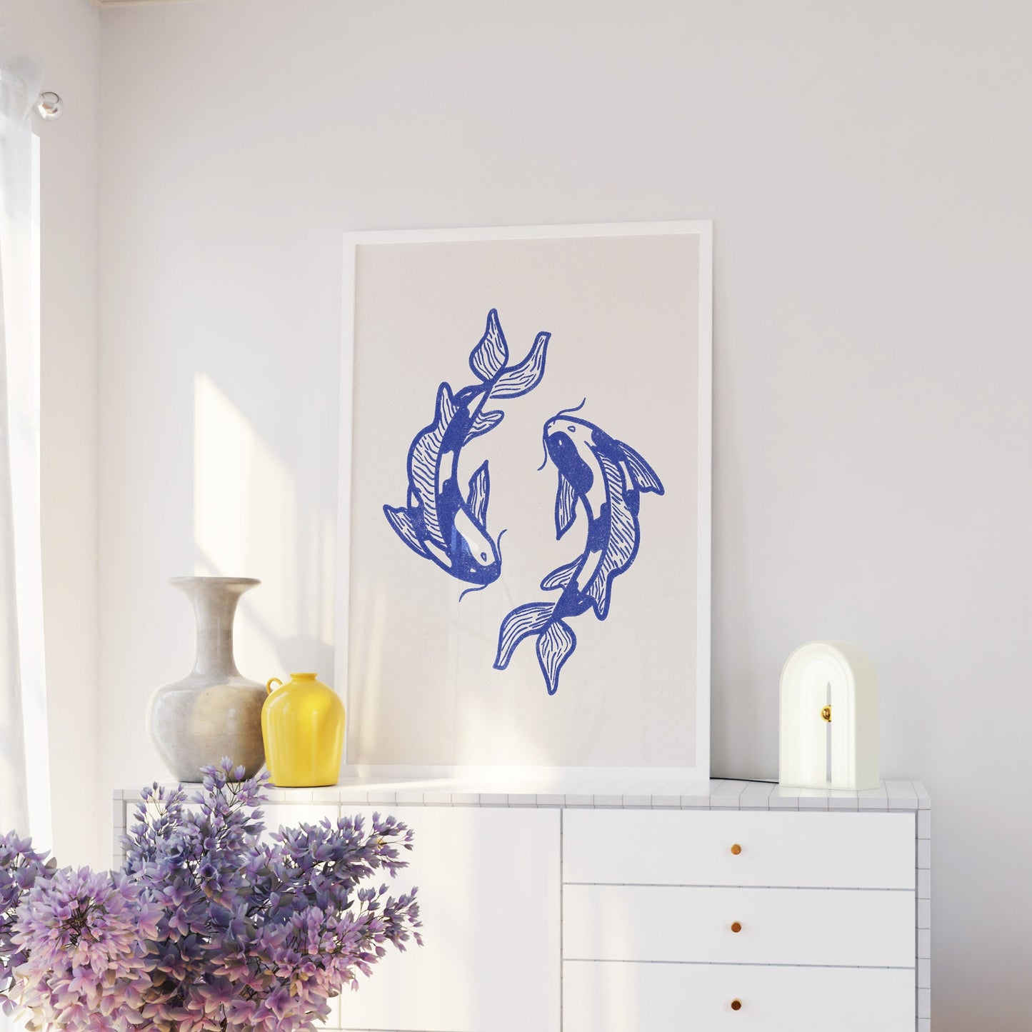 Koi Fish Print