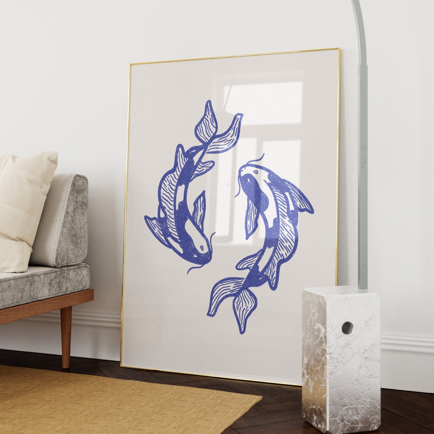 Koi Fish Print