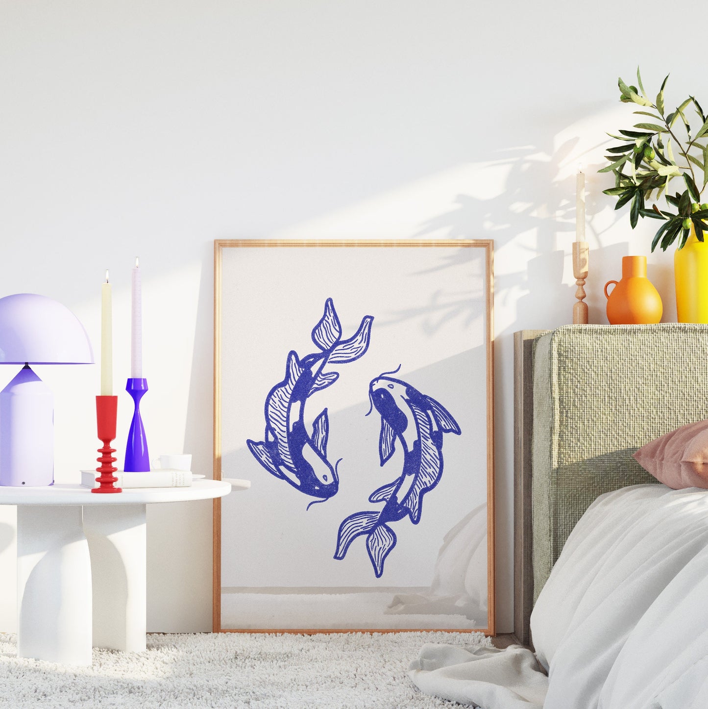 Koi Fish Print