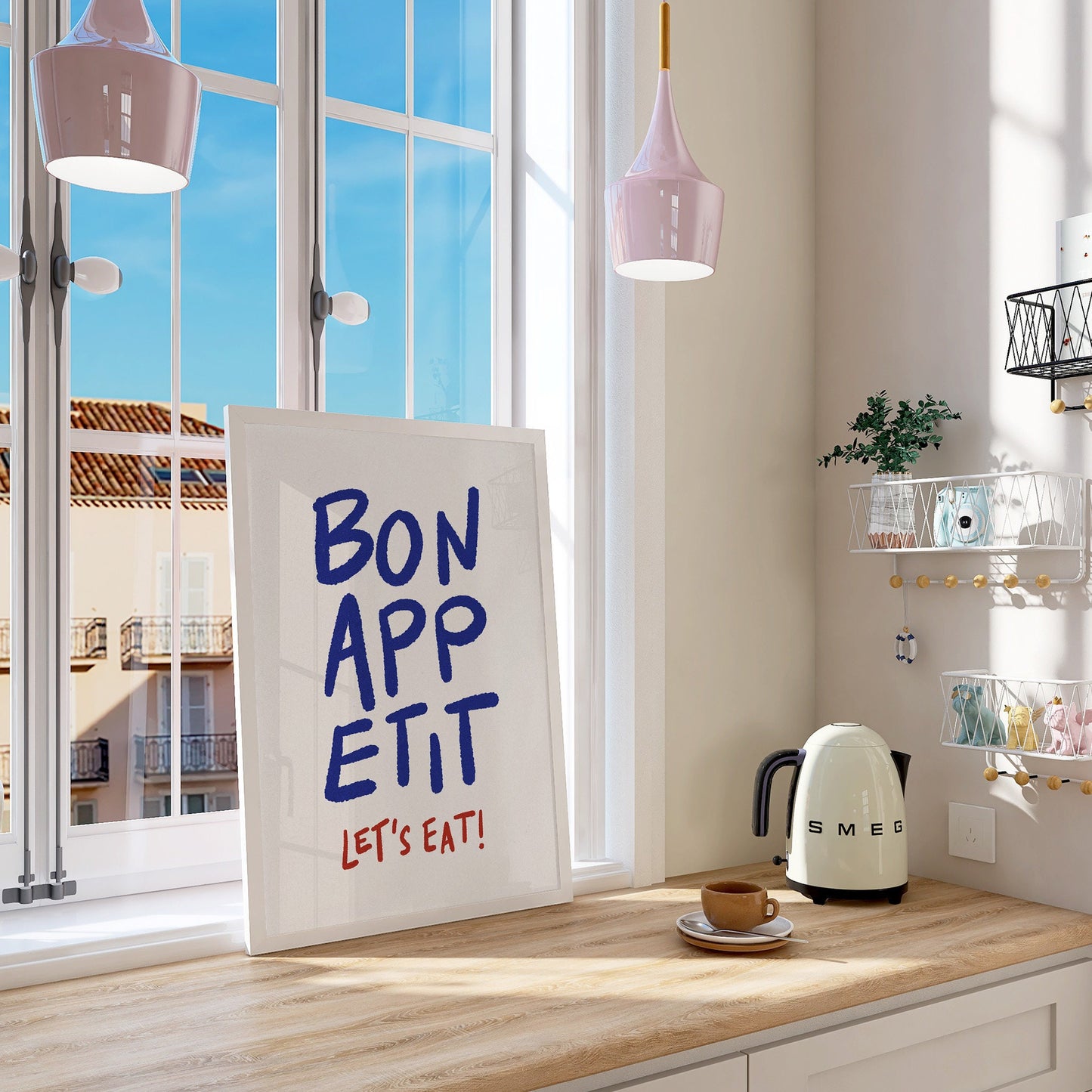 Bon Appetit Let's Eat Print