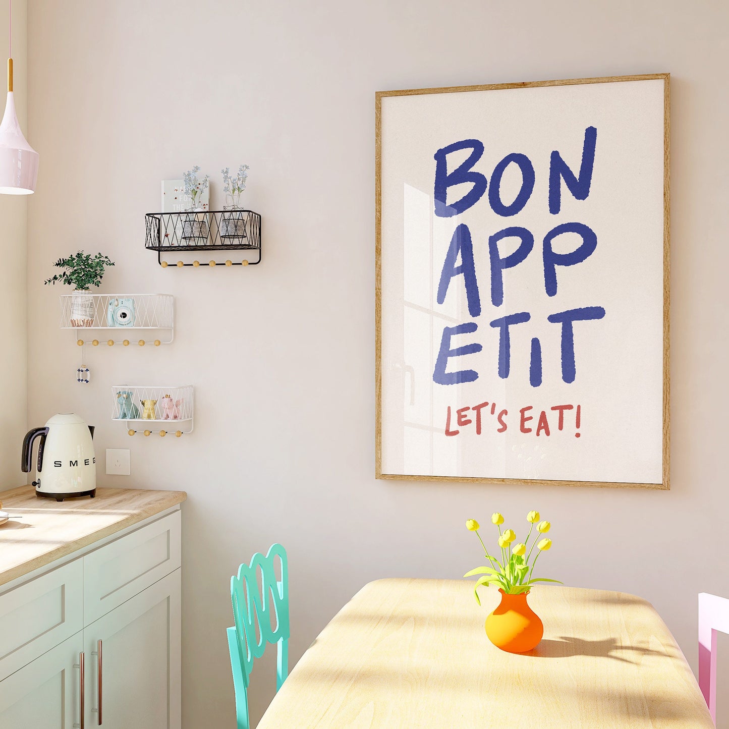 Bon Appetit Let's Eat Print