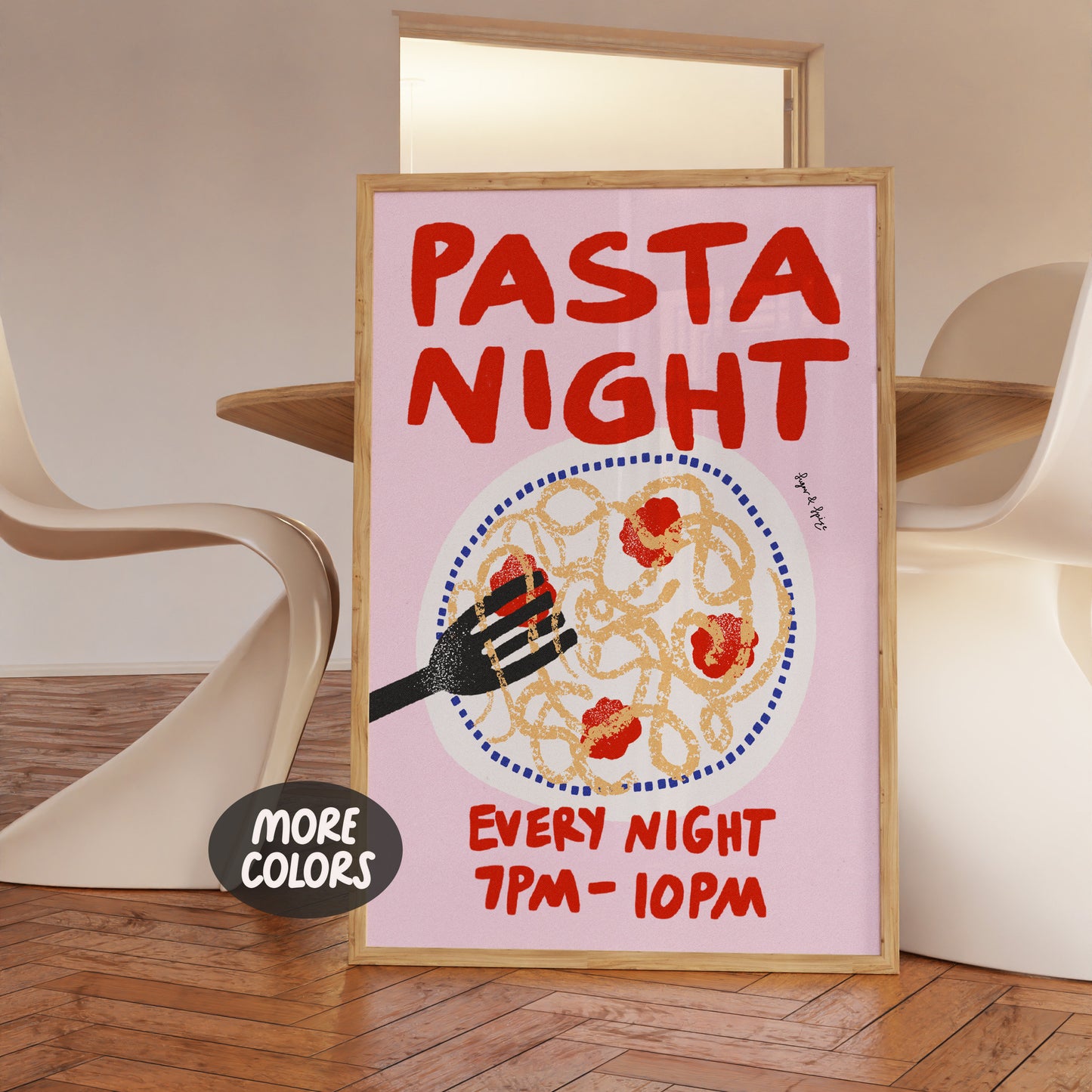 Pasta Night Print