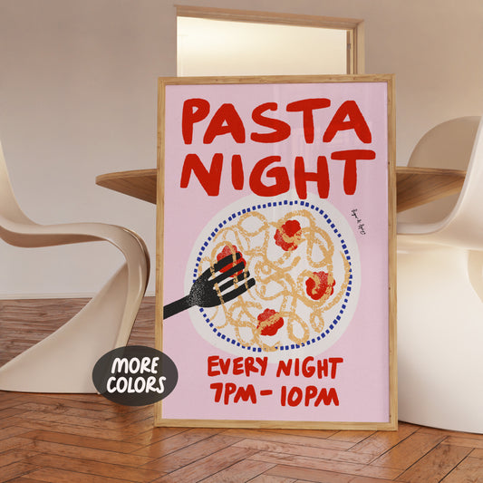 Pasta Night Print