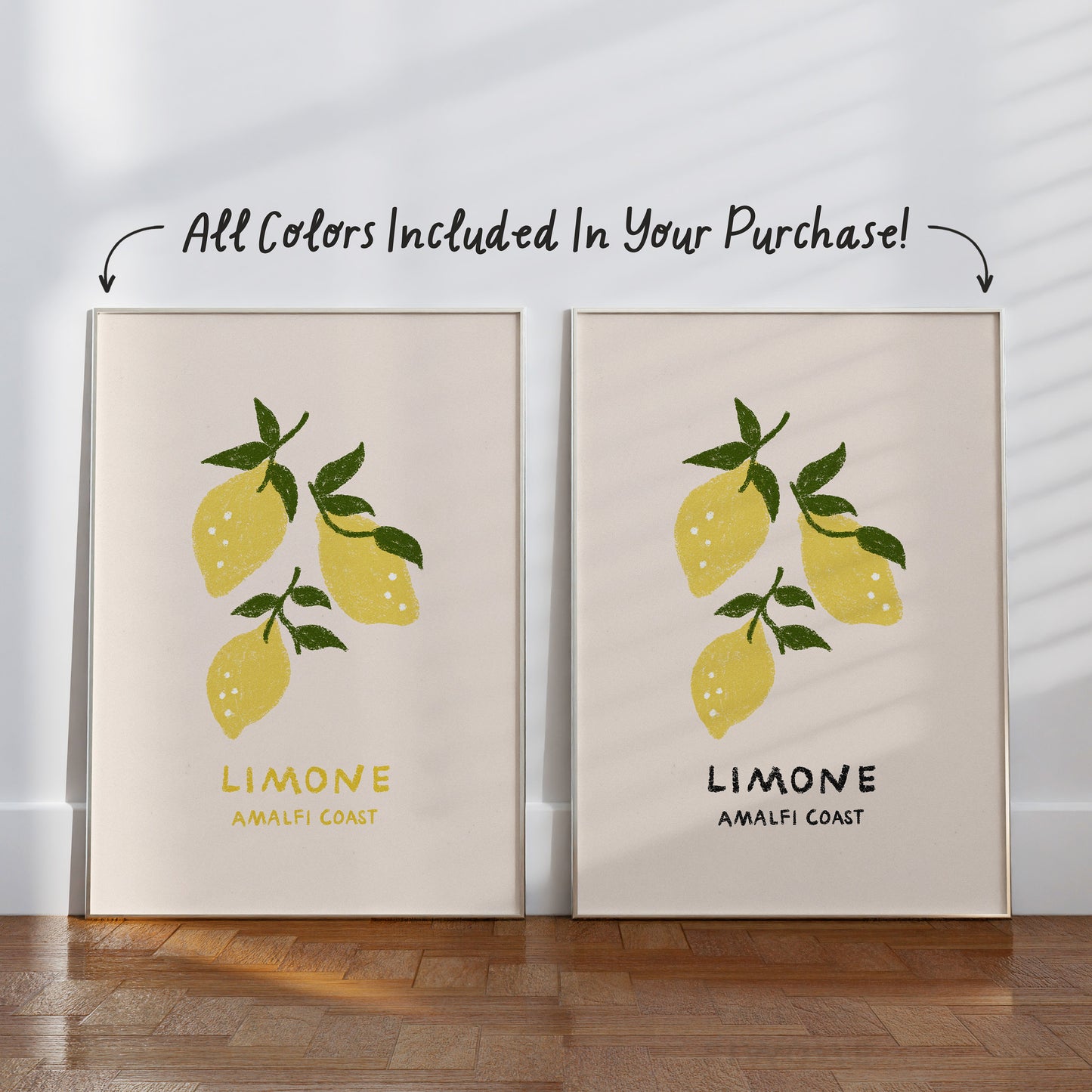 Limone Lemon Fruit Market Print