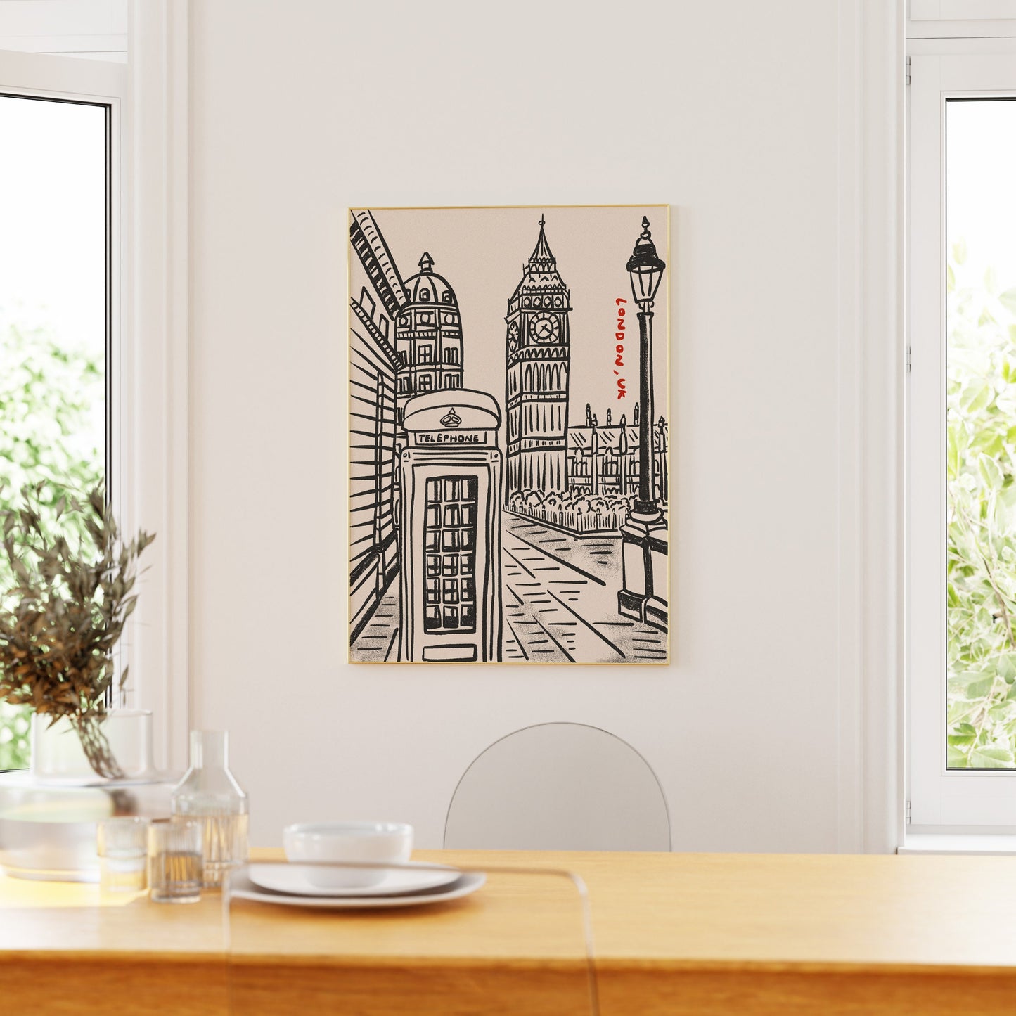 London City UK Print