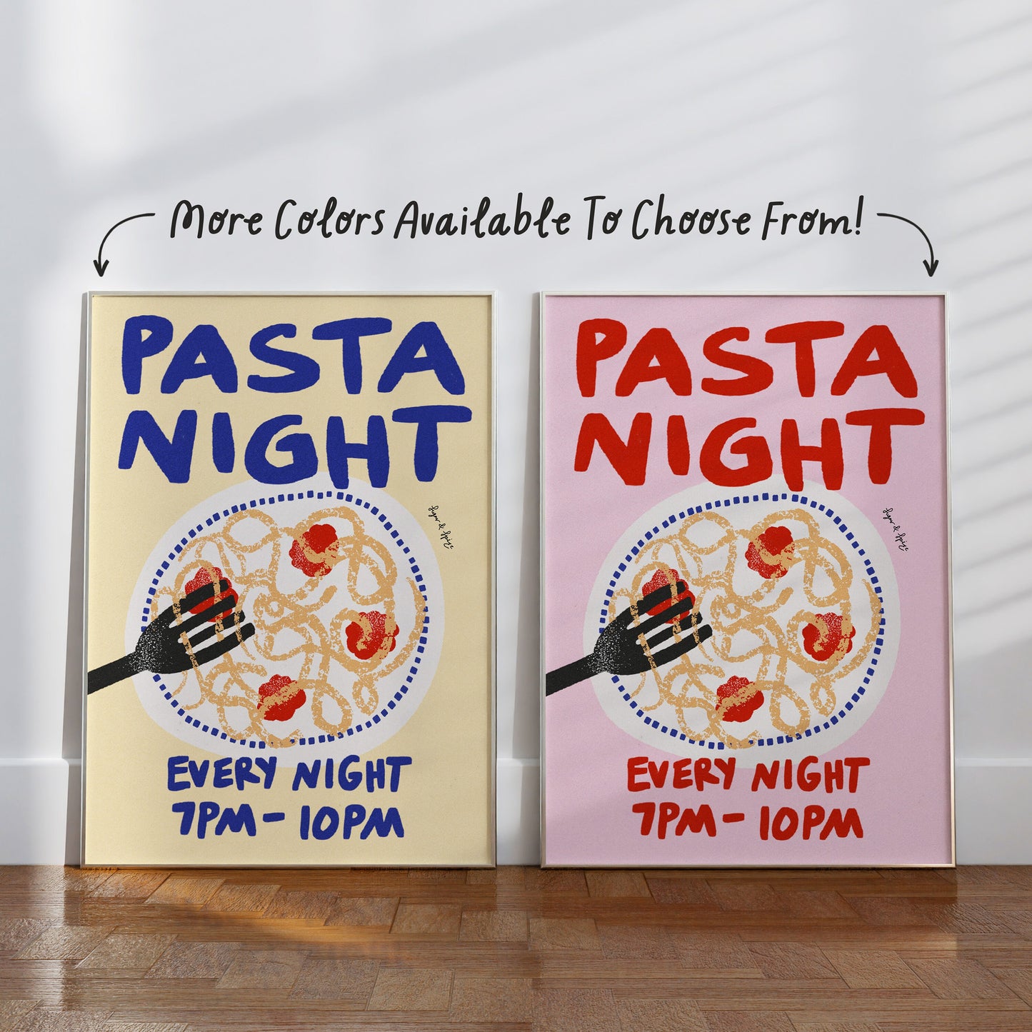 Pasta Night Print