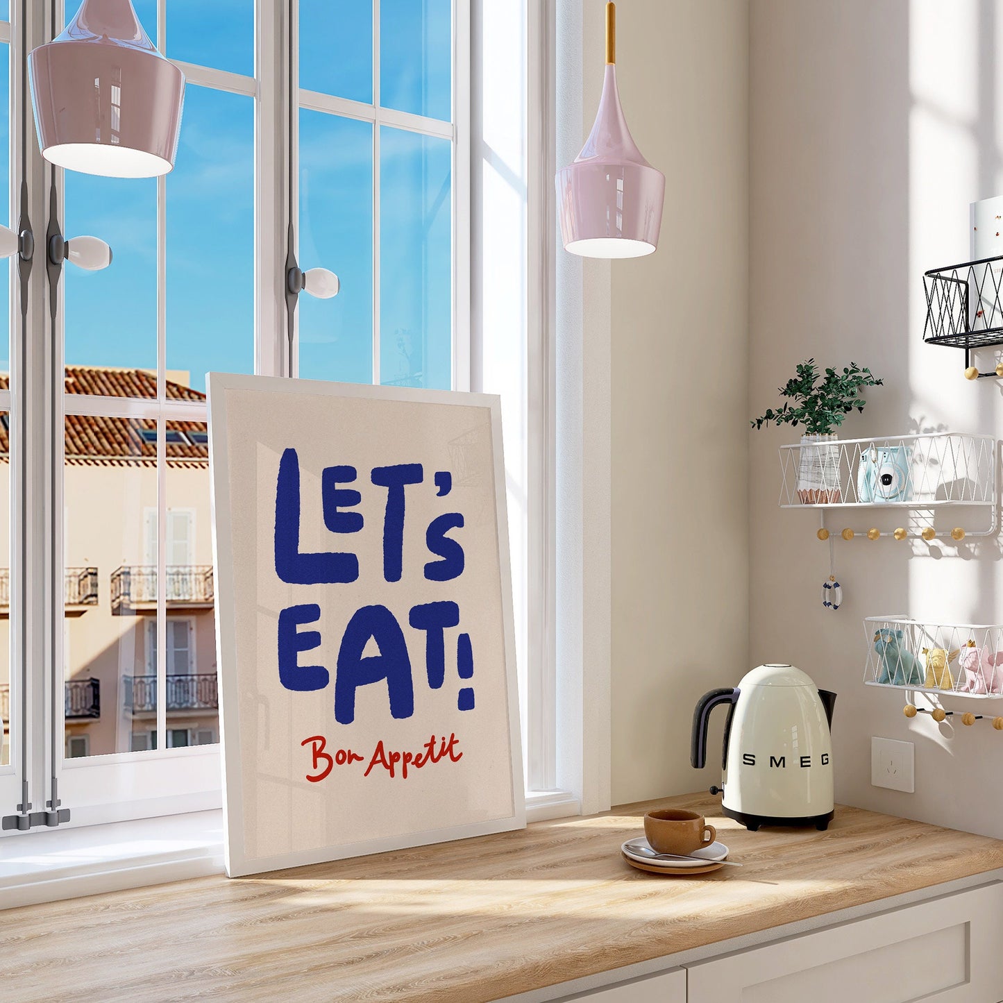 Let's Eat Bon Appetit Print