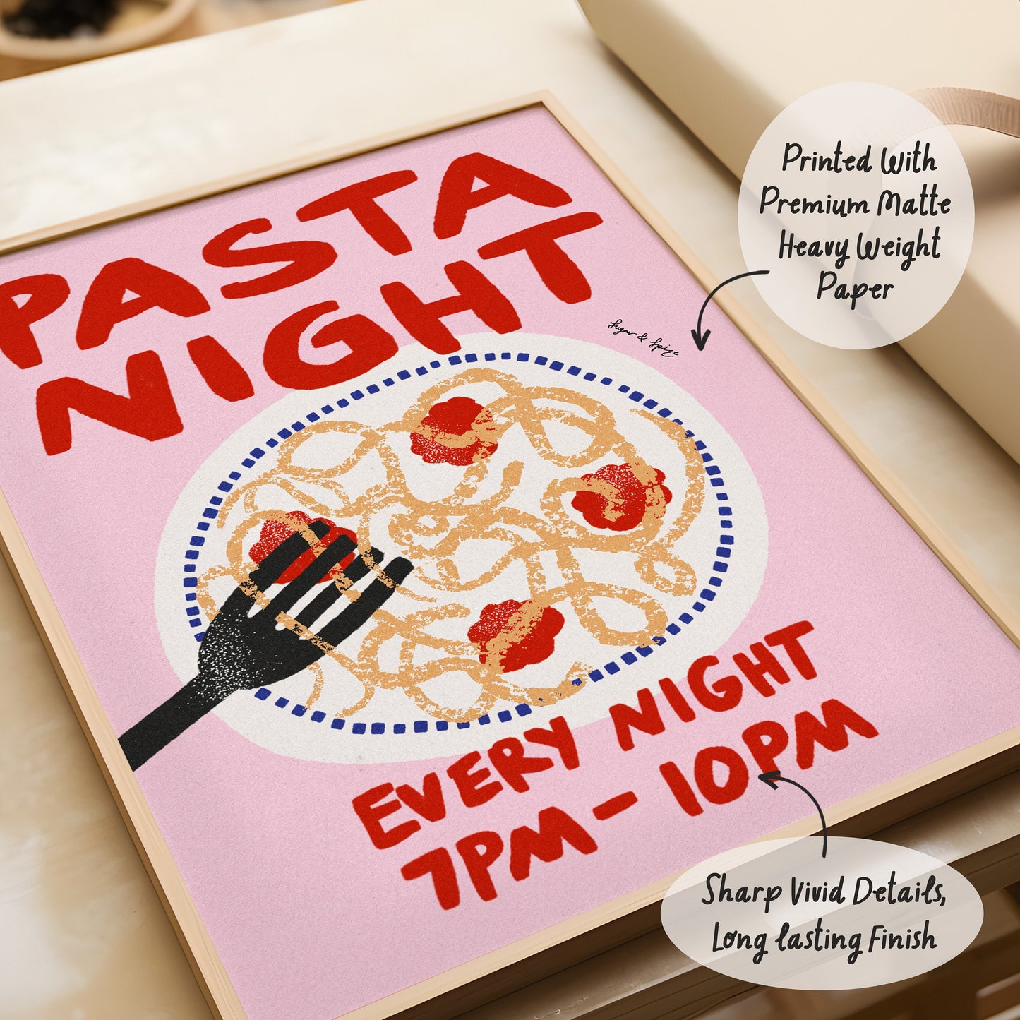 Pasta Night Print