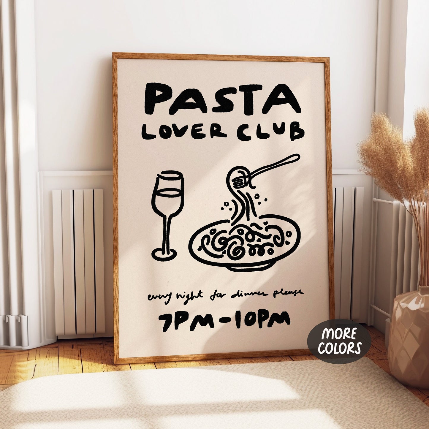 Pasta Lover Club Print