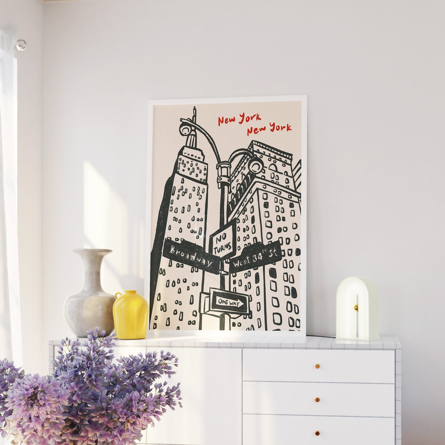 New York City Vintage Print