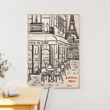 Paris City Cafe Print