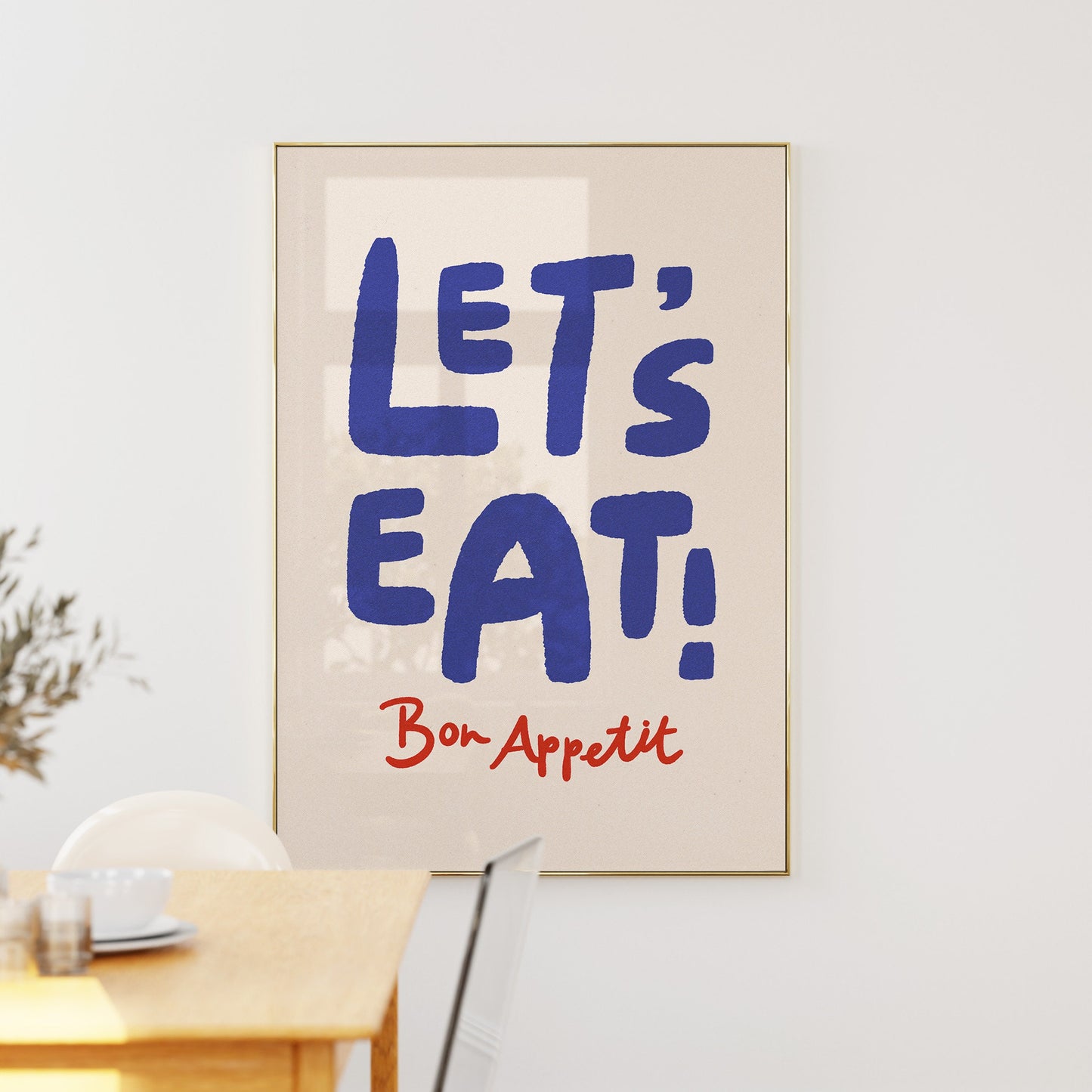 Let's Eat Bon Appetit Print