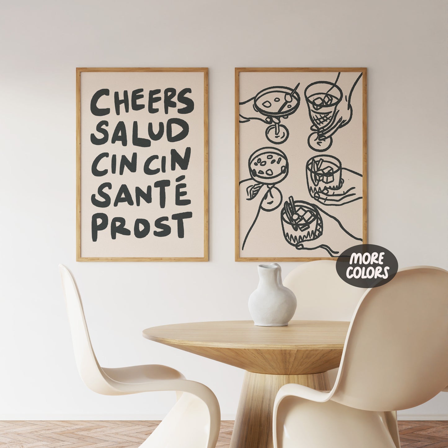 Cheers Print Set of 2