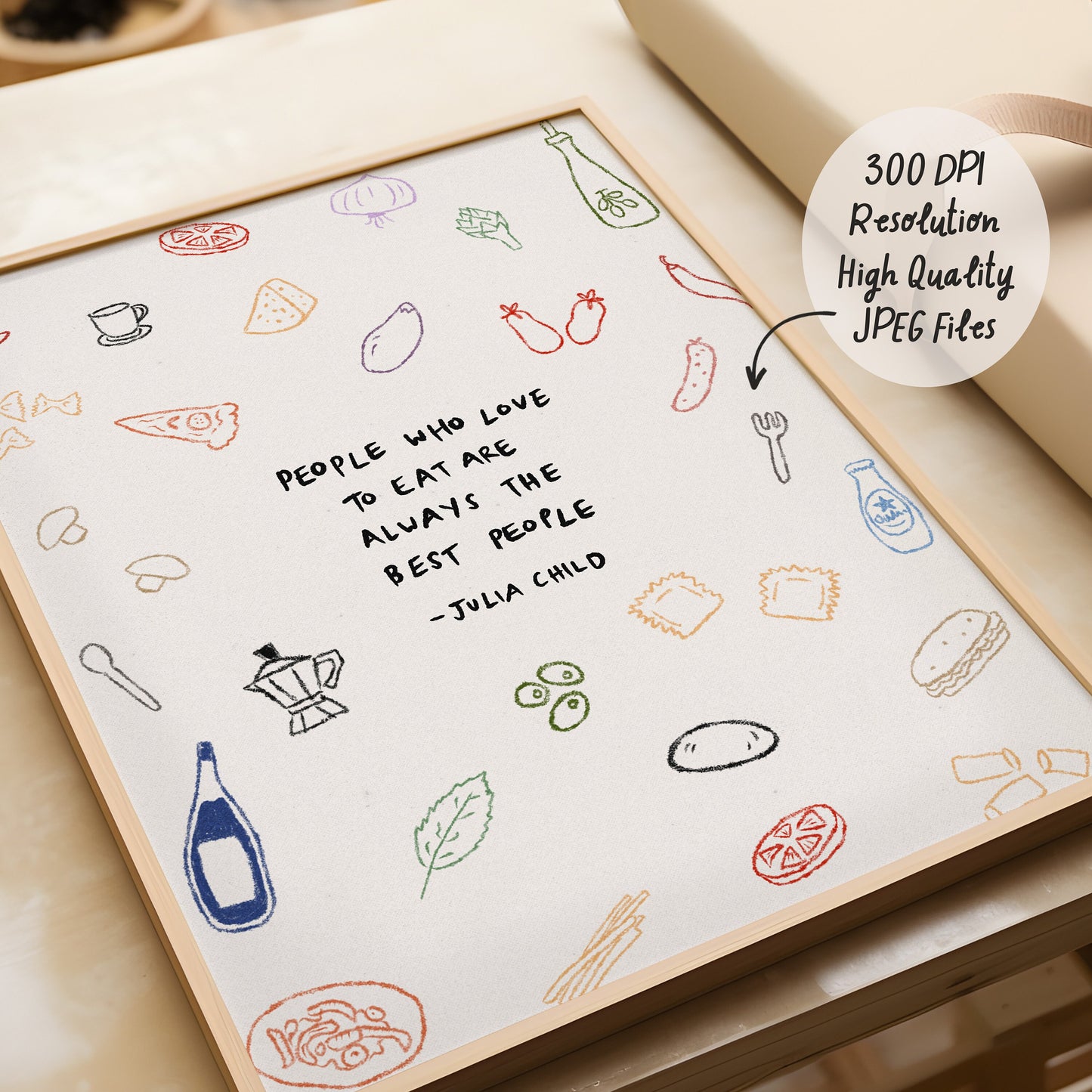 Julia Child Quote Print