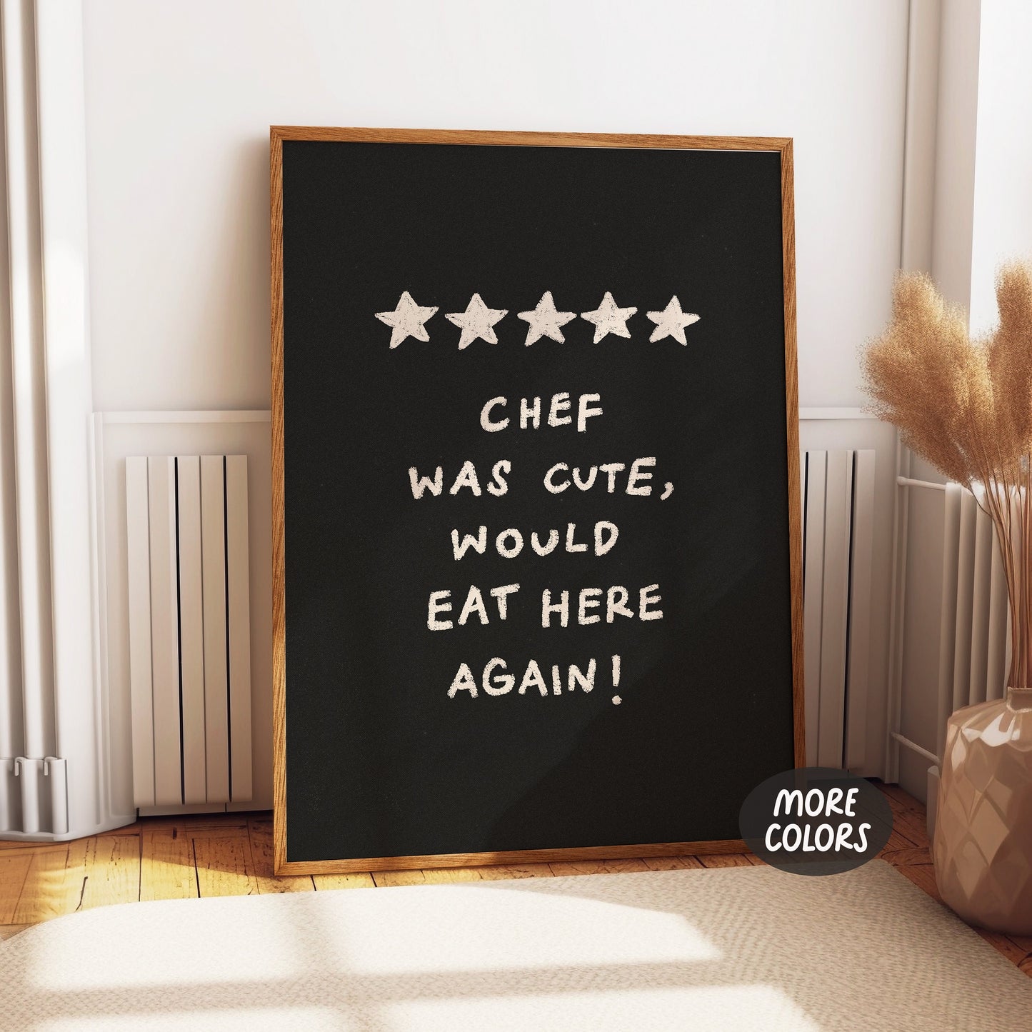 Chef Was Cute Print