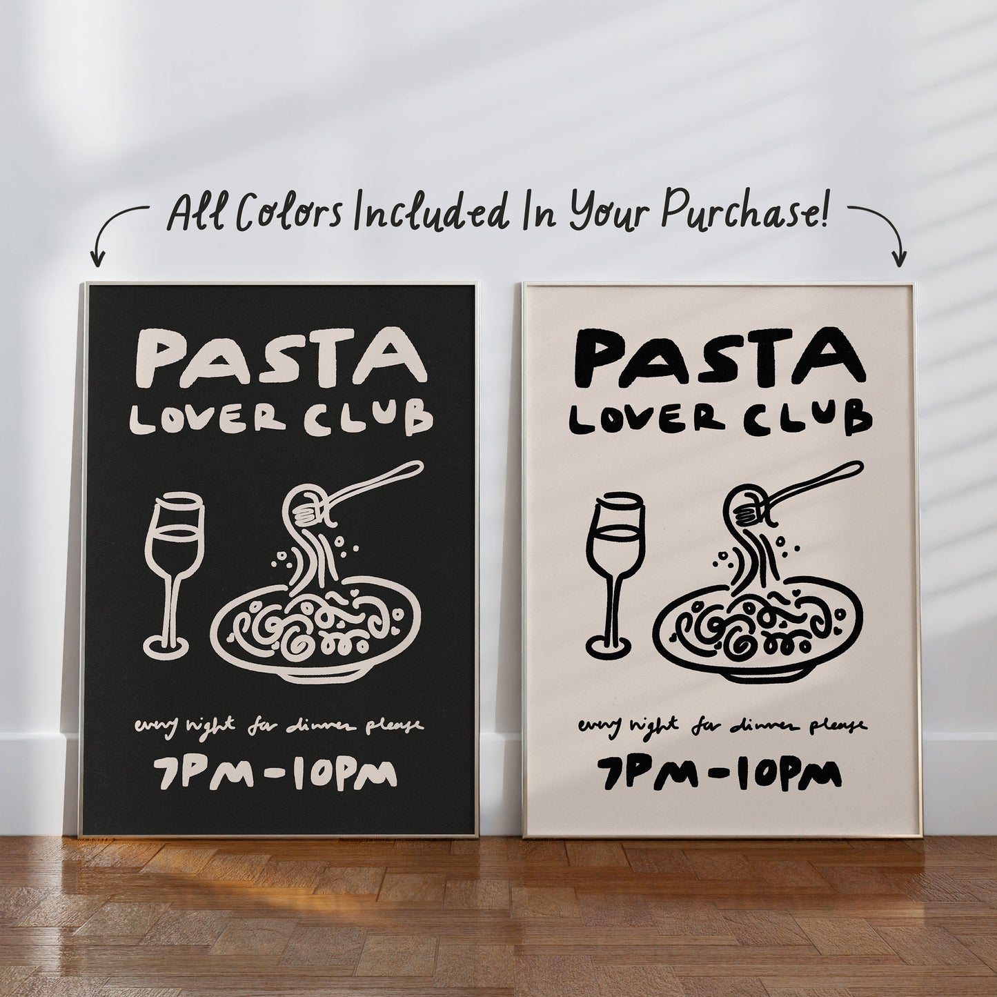 Pasta Lover Club Print