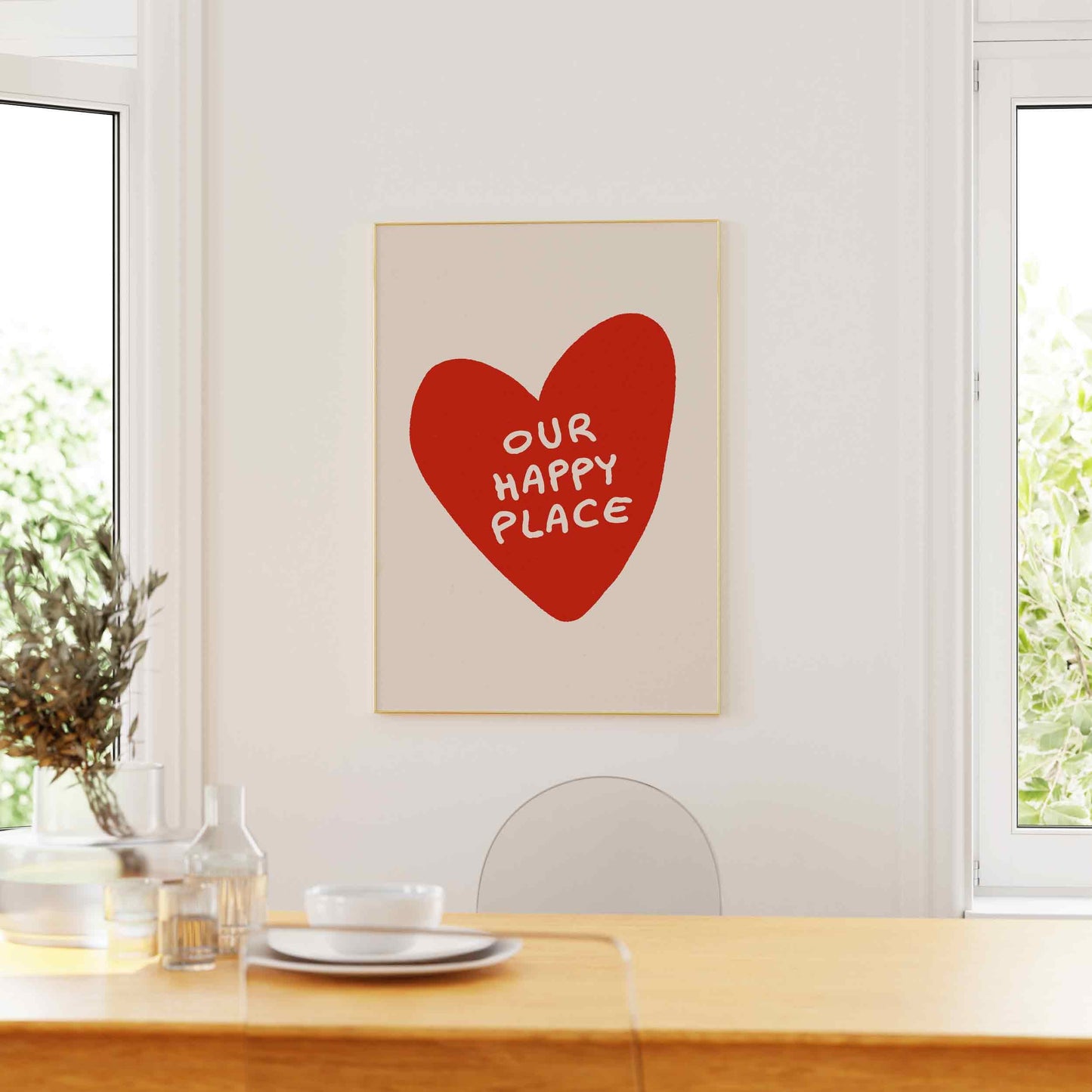 Our Happy Place Print