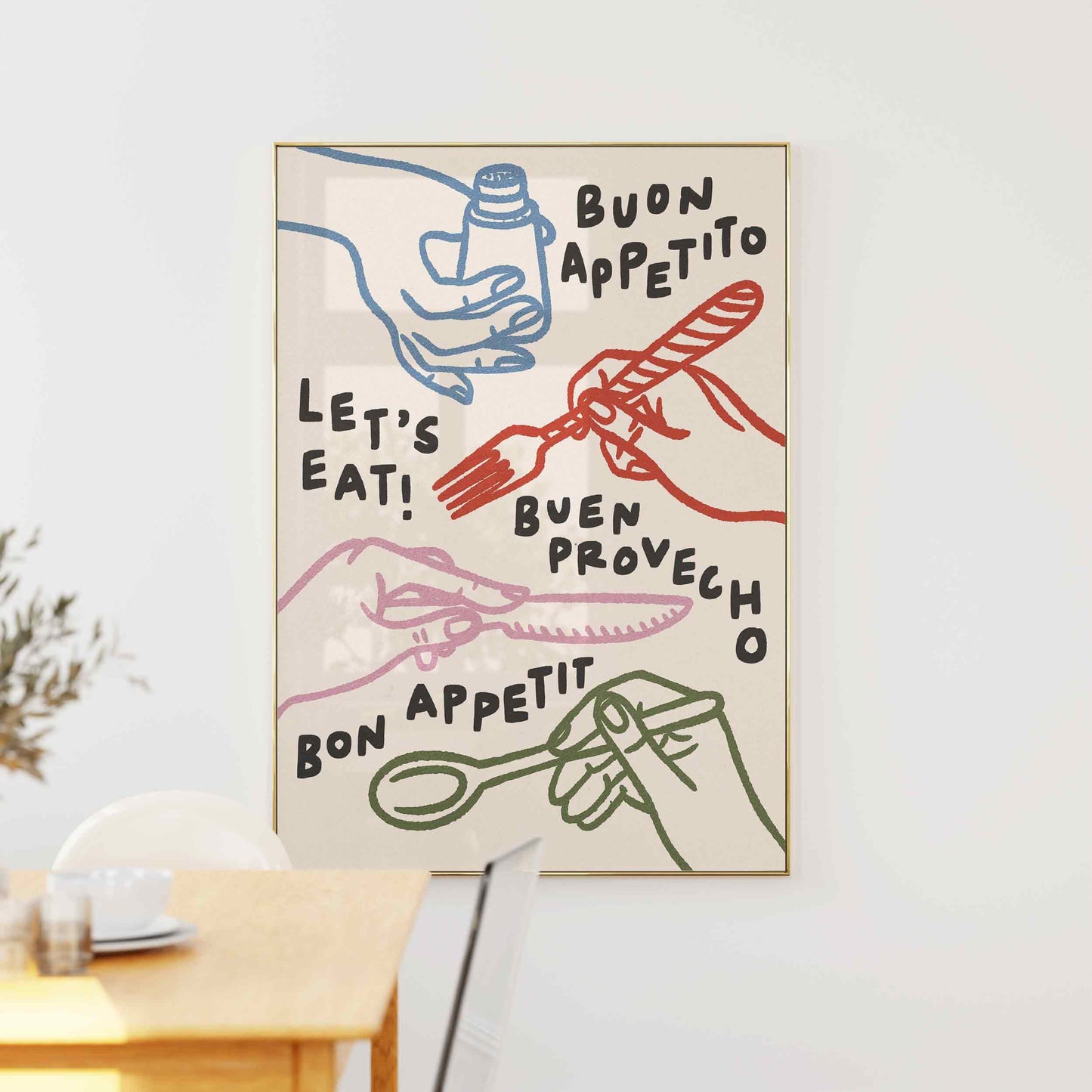 Buon Appetito Let's Eat Print