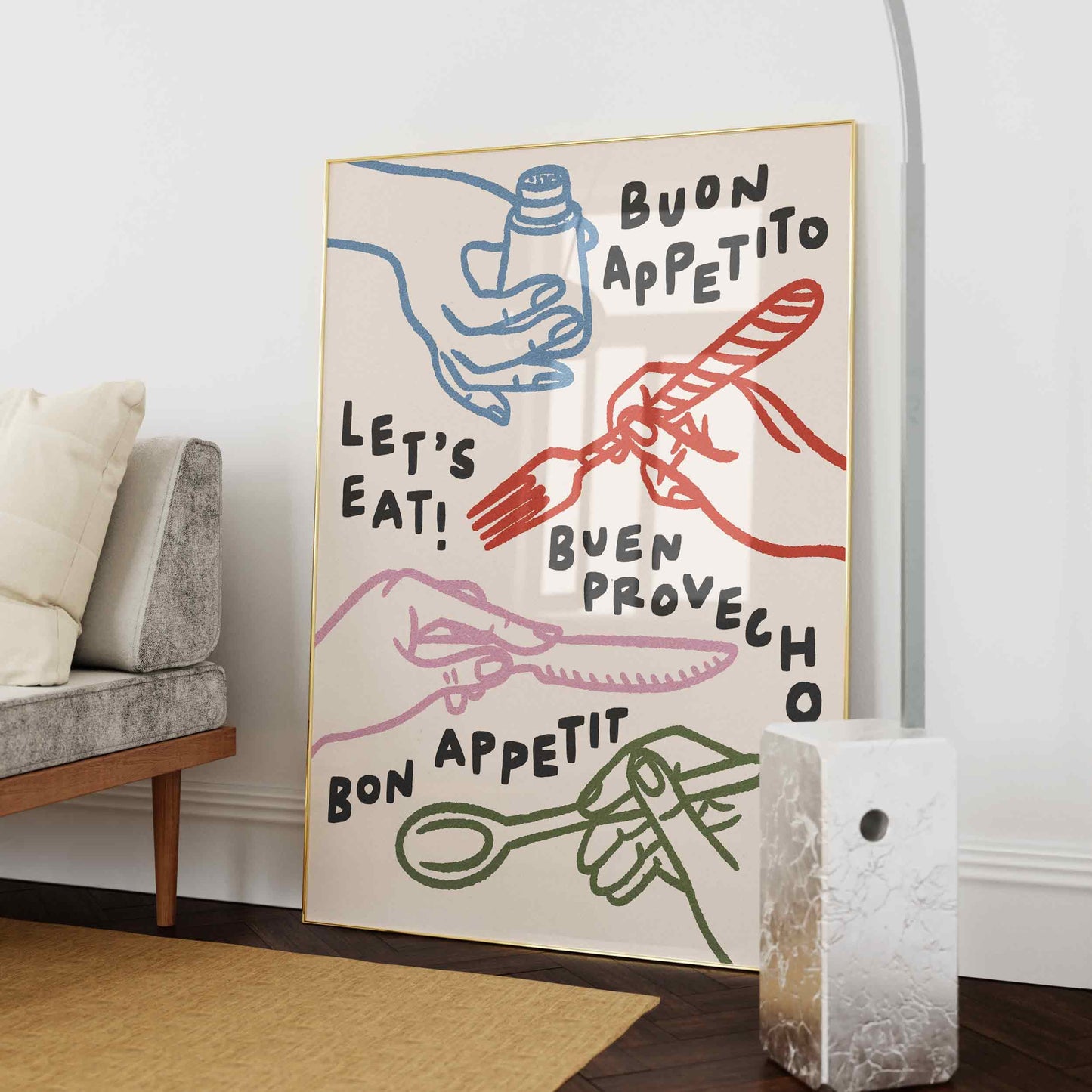 Buon Appetito Let's Eat Print