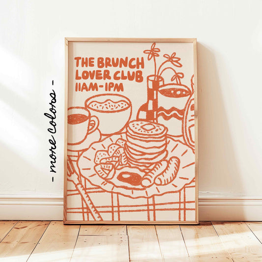 The Brunch Lover Club Print