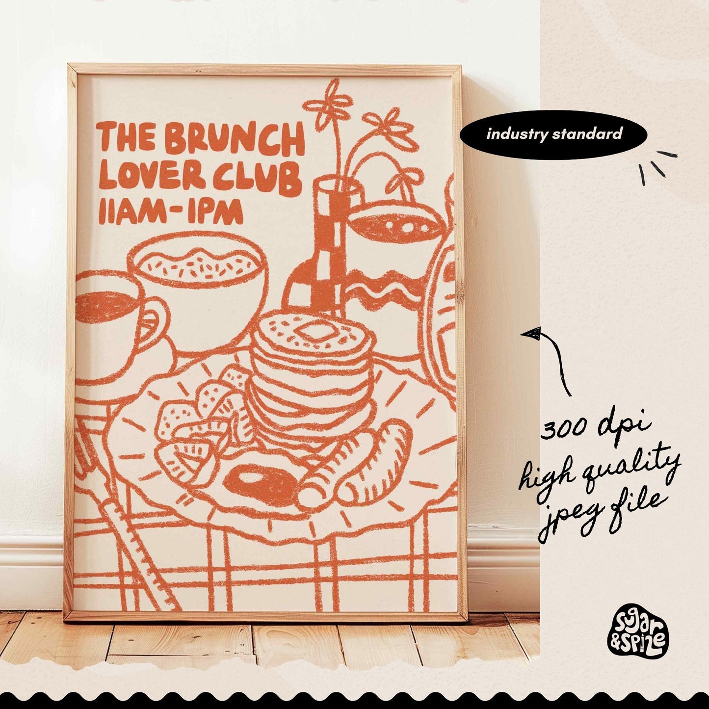 The Brunch Lover Club Print