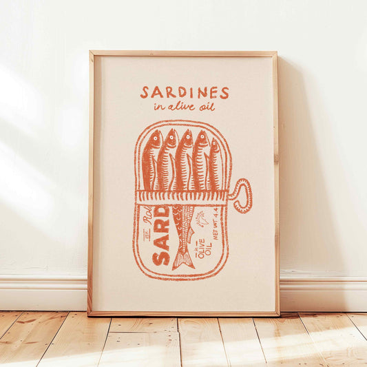 Sardine Tin Art Print