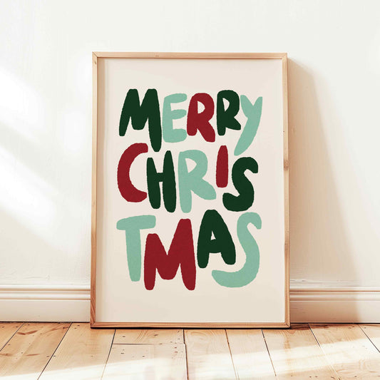 Merry Christmas Classic Print